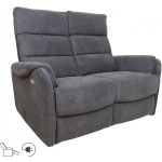 Evelekt Recliner sofa BOWERS 2-seater with electric mechanism Grey