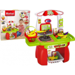 LEAN Toys Supermarket Set Shop Basket Scale Groceries
