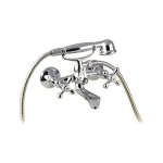 Hydroland Hydroland Retro wall-mounted bathtub faucet chrome (B201)