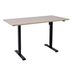 Evelekt Desk ERGO with 1 motor 160x80cm, hickory/ black
