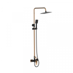INVENA SHOWER COLUMN MIDNIGHT BLACK/ GOLD