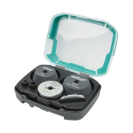 Wolfcraft Wolfcraft Set of 3 hole enlargement adapters, Wolfcraft