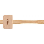 NEO Neo Wooden hammer 315g, 100x70x46 mm, length 320 mm