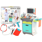 LEAN Toys Little Doctor Set Medical Trolley X-ray ECG Accessories