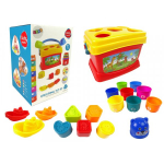 LEAN Toys LeanToys Educational Bucket Cups Pyramid Boat Sorter
