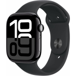 Apple Watch Series 10 Cellular 46mm Jet Black/ Black Band - S/ M