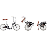 The-sliders The-sliders Metro Matt Black tasteful and comfortable folding bike, h