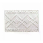 Douceur d`Interieur Bathmat Gladis Cotton White 80x50cm