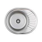 Steiner Steiner JIM 216 Steinsteel linen sink with siphon 1-bowl sink z/ o