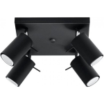 Sollux Lighting RING 4 Black