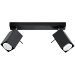 Sollux Lighting Merida 2 SL.0100 2x40W GU10 Black
