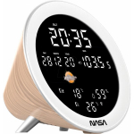 Nasa WSP1700 wood Weather Station/ Speaker BT Ship