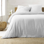 Douceur d`Interieur Bed Linen Set Angelia White 240x220cm, 63x63cm