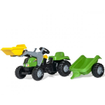 Rolly Toys Rolly Toys Traktor Rolly zielony z łyżką i przyczepą 023134 (5023134)