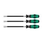 Wera Wera 391/ 3 hose clamp screwdriver set (black/ green, 3 pieces, with fle