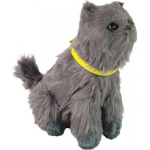 LEAN Toys _6977812 Interactive Plush Kitty Soft fur Stroke its head and learn it