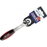 Dedra " Dedra Ratchet 1/ 4"""", 72T, CRV 6140, bent two-mater.handle"