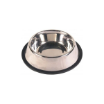 TRIXIE Trixie METAL bowl on rubber 1.75L