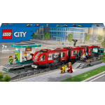 Lego City Downtown Streetcar and Station 60423