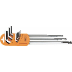 NEO Set of hex keys type L 1.5-10mm with ball 9 pcs.