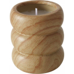 Boltze Candle wood 6,5 x 6,5 x 7,5cm
