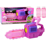 LEAN Toys Soap Bubble Machine Chainsaw Pink