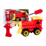 LEAN Toys Remote Controlled RC Turning Locomotive, Red