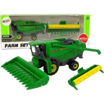 LEAN Toys Farm Vehicle Combine with Seeder Green Yellow