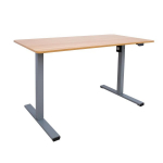 Evelekt Desk ERGO OPTIMAL with 1 motor 120x60cm, oak/ grey