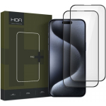 Hofi "Glass Pro+ iPhone 16" Black 2 pack