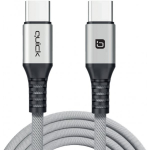 Quick QB-132 Braided 60W USB-С / USB-С 1.5m Gray