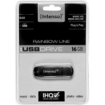 Intenso RAINBOW LINE 16GB USB 2.0 BLACK USB