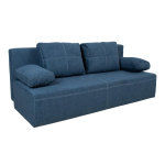 Evelekt Sofa bed MUNICH with storage box, dark blue