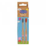 Peppa Pig Bamboo Kids Toothbrush Soft 2 pcs