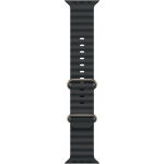 Apple 49mm Black Ocean&nbsp;Band - Natural Titanium Finish