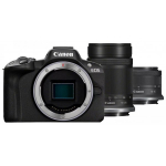 Canon EOS-R50 + RF-S 18-45mm IS STM + RF-S 55-210mm IS STM Black
