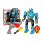 LEAN Toys Screwing Robot Weapon Drill Screwdriver Lights Sound Turquoise