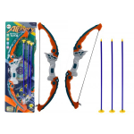 LEAN Toys Shooting Bow Green and Orange Arrows with Suction Cups 3 Pieces