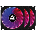 Chieftec CF-3012-RGB 120mm 3pcs Black