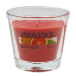 PROVENCE Candle Red Orange &Oslash;9x8cm