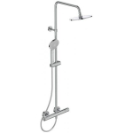 Ideal Standard Ceratherm T50 Shower system with exposed thermostatic mixer Chrome