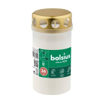 Bolsius Candle white 12x7x7cm