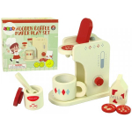 LEAN Toys LeanToys Wooden Coffee Maker Kitchen Accessories Kids