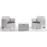 BICA Nebraska Terrace Set White