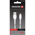Swissten "Basic Fast Charge 3A Lightning (MD818ZM/ A) 1M" White