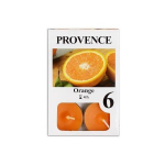PROVENCE Tealights Orange 6pcs