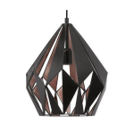 Eglo CARLTON 60W E27 BLACK / COPPER