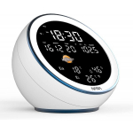 Nasa WSP1500 white Weather Station/ Speaker BT Moon