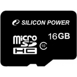 Silicon Power SP016GBSTH010V10-SP 16GB MicroSDHC Class10 wSDadap