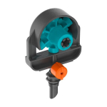 Gardena Micro-Drip-System 6 in 1 spray nozzle, 2 pieces (black/ turquoi